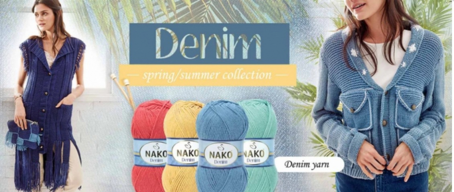 Поступление пряжи NAKO DENIM!